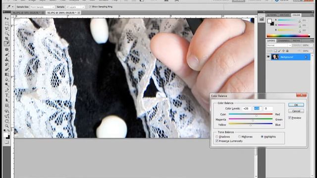 Photoshop video cor de pele ctrl+B смотреть онлайн
