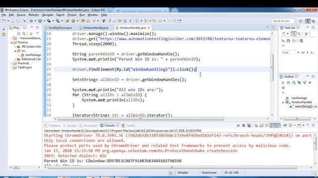 Selenium WebDriver | Part35 | How to Handle multiple windows in Selenium Webdriver смотреть онлайн