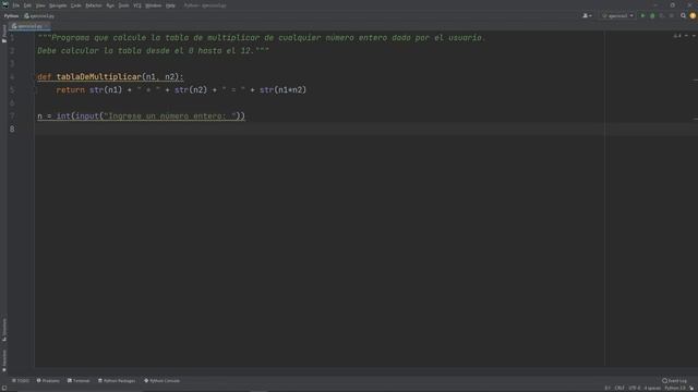 Cómo Calcular la TABLA de MULTIPLICAR de Cualquier Número Entero en PYTHON | Con Funciones | #3 смотреть онлайн