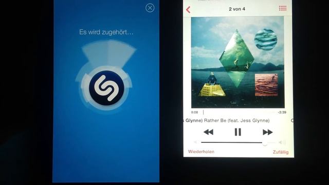 Lieder erkennen mit der Shazam App смотреть онлайн