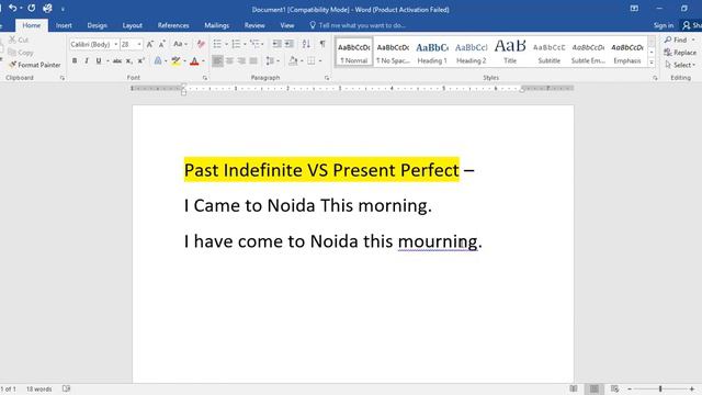 Past Indefinite Vs Present Perfect смотреть онлайн