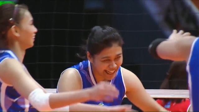 PVL All-Star Game: Grace Bombita tears through the wall | Team Blue | Best Plays смотреть онлайн