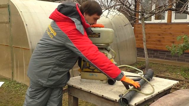 Обзор на бензиновый ранцевый опрыскиватель Champion ps 257 смотреть онлайн