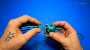 Как сделать Кулак Обезьяны своими руками за пару минут. Monkey's Fist knot paracord