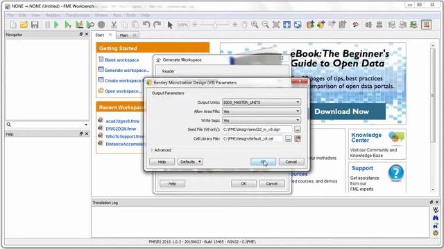 GIS to CAD Demo: MapInfo TAB to Microstation DGN смотреть онлайн