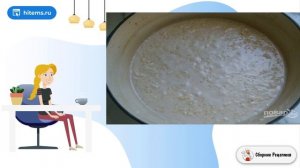 Жидкая пшенная каша. Очень вкусный