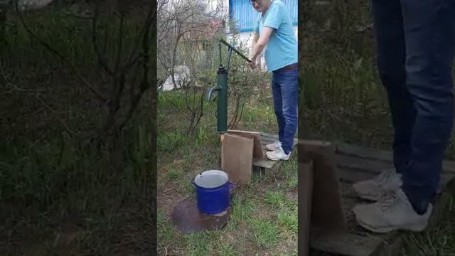 скважина на воду, абиссинский колодец, колонка своими руками. смотреть онлайн
