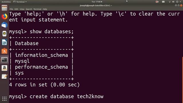 MySql | Create Show Delete Databases смотреть онлайн