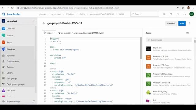 Azure DevOps - Push Artifacts to AWS S3 Bucket using AWS Service Connection смотреть онлайн