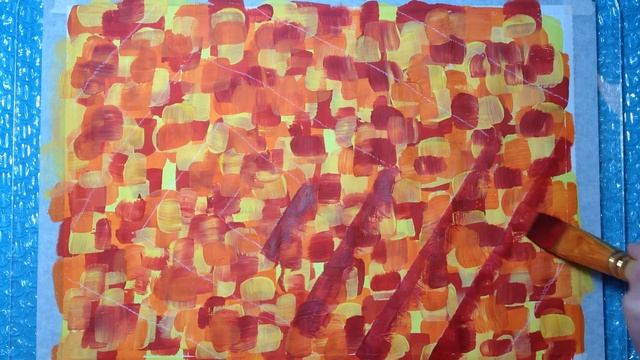 Как нарисовать АБСТРАКЦИЮ / How to paint ABSTRACTION - Простое рисование гуашью / Easy painting смотреть онлайн