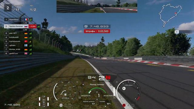 Gran Turismo™SPORT Gran Turismo SPORT последняя гонка за платину Nurburgring ч.1