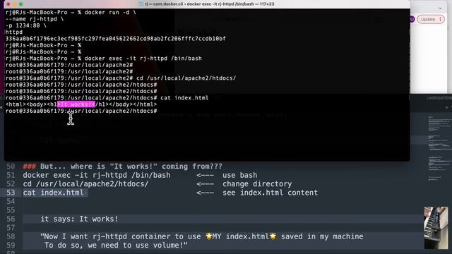 #Docker | Docker Volume, docker run -v | #httpd #DockerVolume #도커 смотреть онлайн