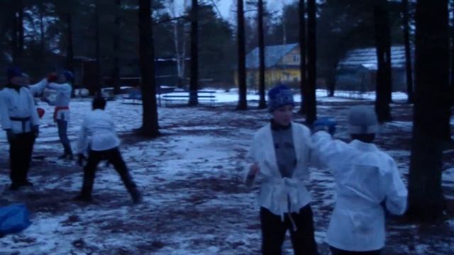 Айкидо Ёсинкан на улице. Тренировка клуба Сей Ки Букан. смотреть онлайн