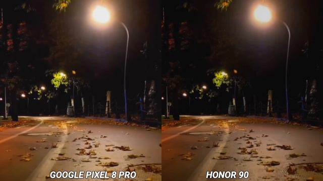 Google Pixel 8 Pro Honor 90 Camera Test