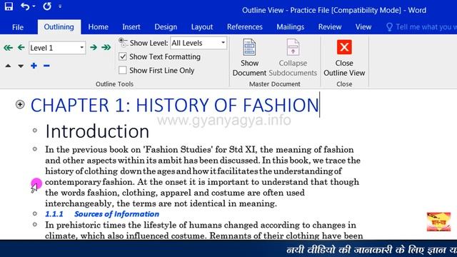 How to apply different types of document views of views block in MS Word? (Hindi) 61 смотреть онлайн