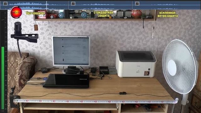 Усиленная ветрозащита петличного микрофона смотреть онлайн