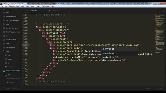 Getting Started with Bootstrap 4 (Part 3 Cards) смотреть онлайн