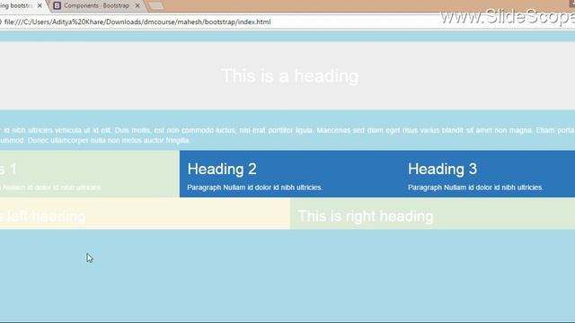 Bootstrap Tutorial part 2 Step by Step смотреть онлайн