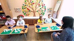 Видеофрагменты коррекционно-развивающего занятия для детей с нарушениями зрения. ДОУ №8 г. Липецка