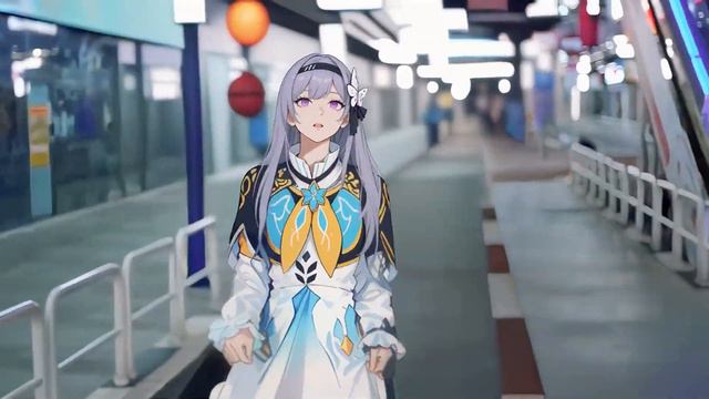 【Honkai Star Rail - AI EDIT 】White Night | Firefly смотреть онлайн