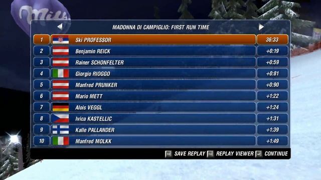 Ski Racing 2006 - Madonna di Campiglio Slalom смотреть онлайн