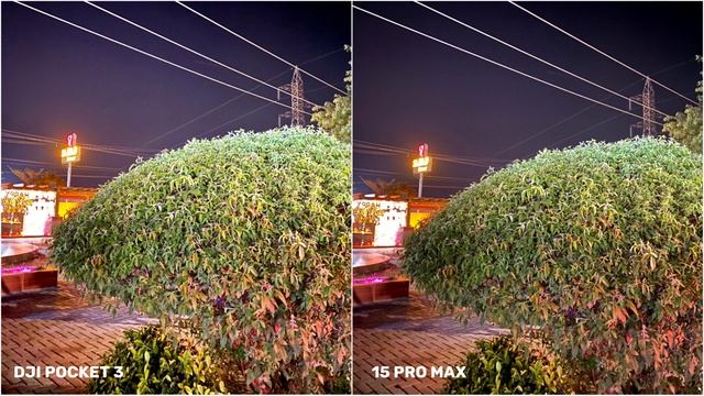 DJI OSMO Pocket 3 VS iPhone 15 Pro Max | Night Mode Camera Test смотреть онлайн