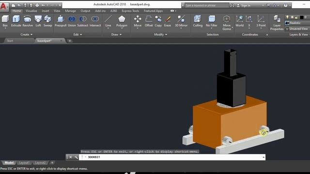 how to design bolt high speed robotic arms on Autocad смотреть онлайн
