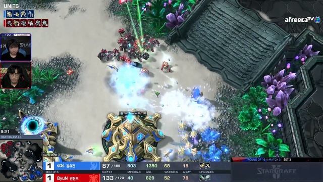 sOs' BIG BRAIN Protoss Plays - Starcraft 2: sOs vs. ByuN смотреть онлайн