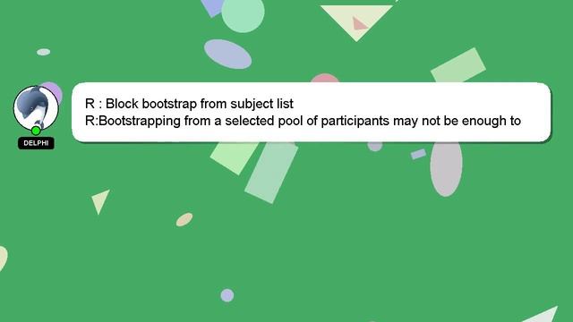 R : Block bootstrap from subject list смотреть онлайн