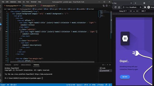 10+ Dynamic Error Screens | Ionic 5+ UI (learn to prepare a reusable component in your app) смотреть онлайн