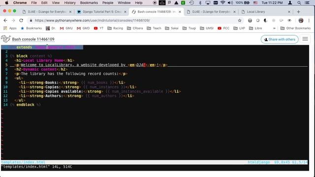 Python Django Full Course Django Tutorial | Django Web Framework | Techie Lessons смотреть онлайн