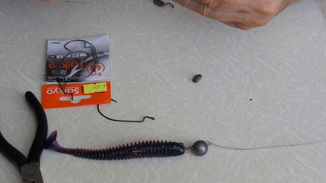 Сползает силикон с офсетного крючка Есть решение!Is the silicone sliding off the offset hook There i смотреть онлайн