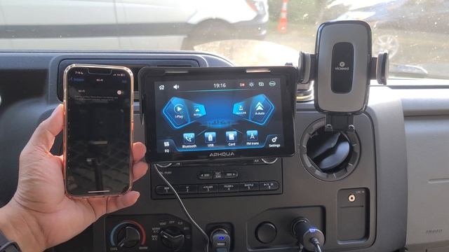 How To Install Aphqua Wireless Portable Car Stereo