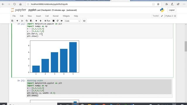 BAR GRAPH IN PYTHON смотреть онлайн