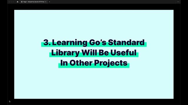 Should You Use An HTTP Framework With Go? смотреть онлайн