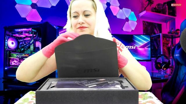 ASMR Unboxing and Tapping / MSI Radeon RX 5700 XT Gaming X Graphics Card / RED Gloves смотреть онлайн