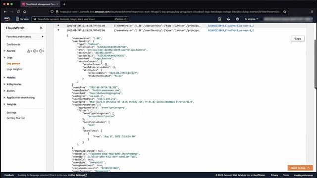 How can I monitor the account activity of specific IAM users, roles, and AWS access keys? смотреть онлайн