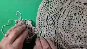 Летняя ажурная шляпа. Часть 1. Донышко. lesson of knitting. Crochet.