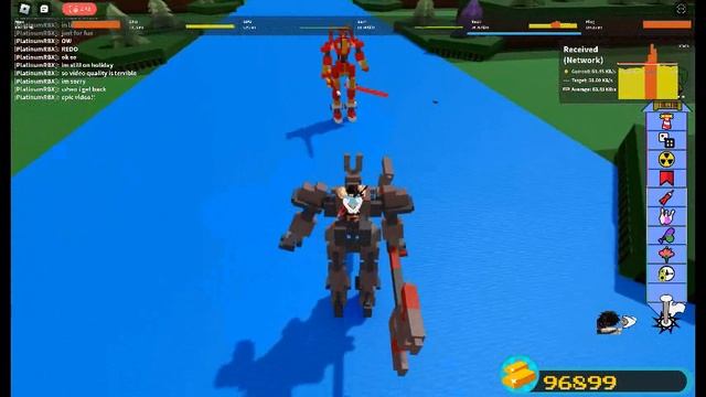 MINI MECH BATTLE but its low quality | Roblox build a boat смотреть онлайн