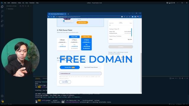 INSTAL REACT JS - MEMBUAT APLIKASI DENGAN REACT JS || FEEDUITEN APPS EPISODE 1 смотреть онлайн