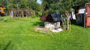 Контроль уровня воды в бочке для кухни на даче.