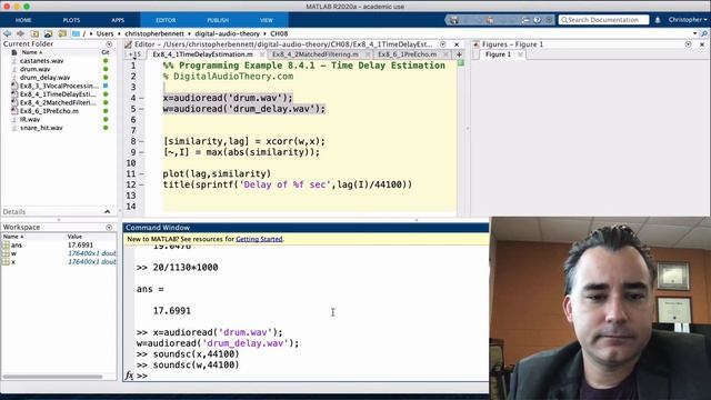 Cross-Correlation: time-delay estimation and matched filtering смотреть онлайн