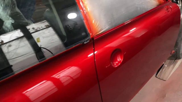 Кенди Красный покраска мини купера, 2 раз покрашена Лаком смотреть онлайн