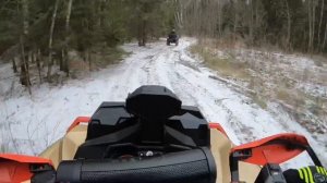 Cf Moto против BRP XMR, первый снег,замёрзший пруд! #квадроцикл #покатушка #brp