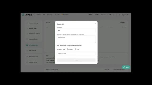 coinex API آموزش ساخت ای پی آی در صرافی کوینکس смотреть онлайн