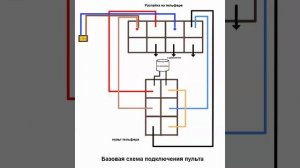 Схема подключение к тельферу