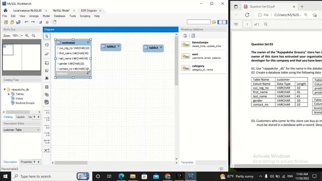 Database Task 03 | Create Tables Using Customized Databases | 1st Year | Java Institute смотреть онлайн