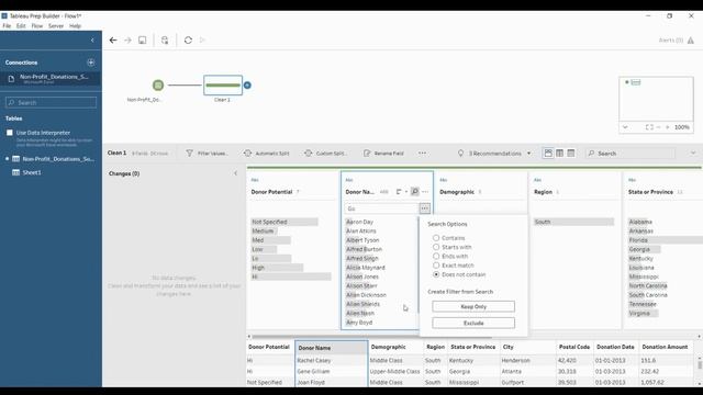 Examining data in Tableau Prep Builder 2021 | Data pre-processing | data wrangling | Data analytics смотреть онлайн