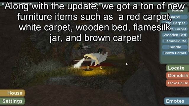 Bigger Dens, New Furniture, New Quest / Accessory | Roblox Wings of Fire Got Updated! смотреть онлайн