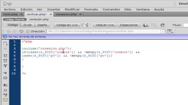 Sistema de Ingreso en PHP (Parte 1/2) смотреть онлайн
